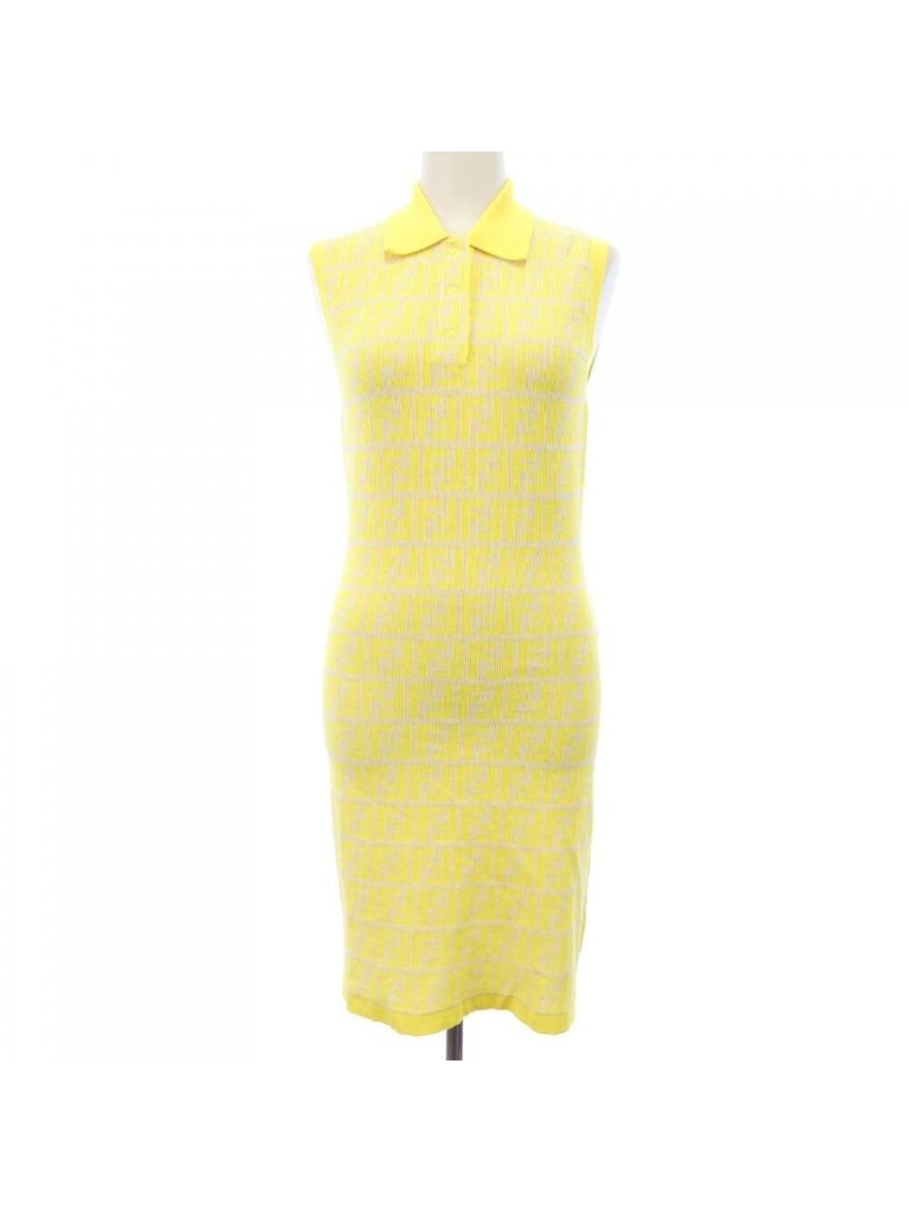 Fendi Asot Dress Yellow